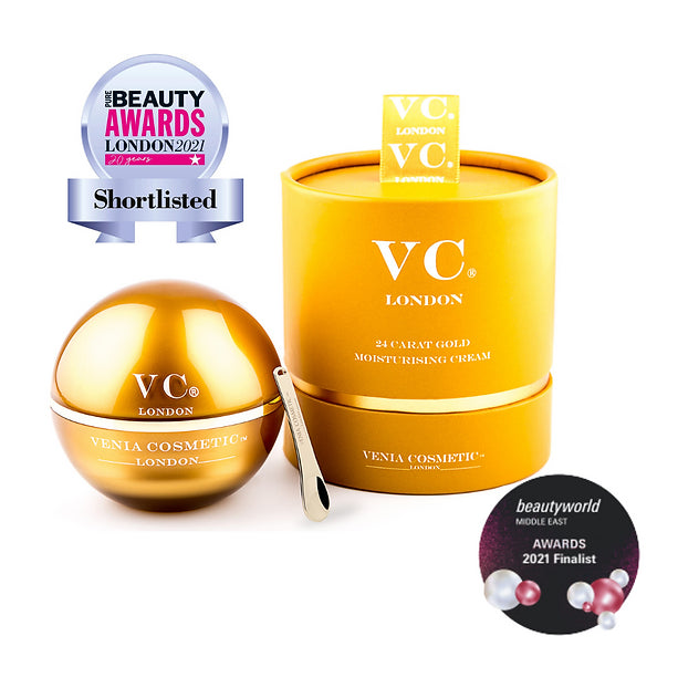 24 Carat Gold VC London Unique Face Cream for Women Active Naturals Cream for all Skin | 50 ML