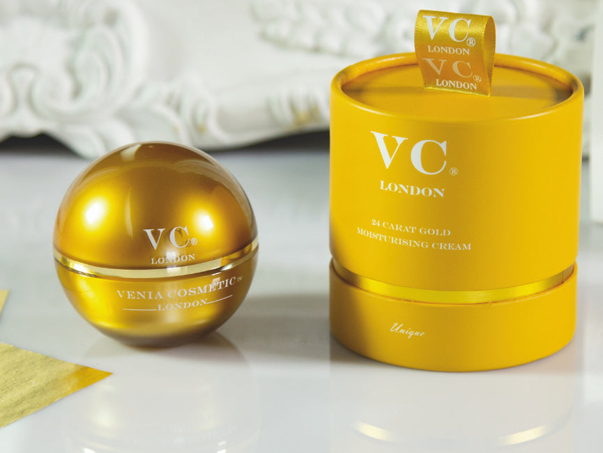 24 Carat Gold VC London Unique Face Cream for Women Active Naturals Cream for all Skin | 50 ML