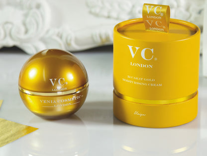 24 Carat Gold VC London Unique Face Cream for Women Active Naturals Cream for all Skin | 50 ML